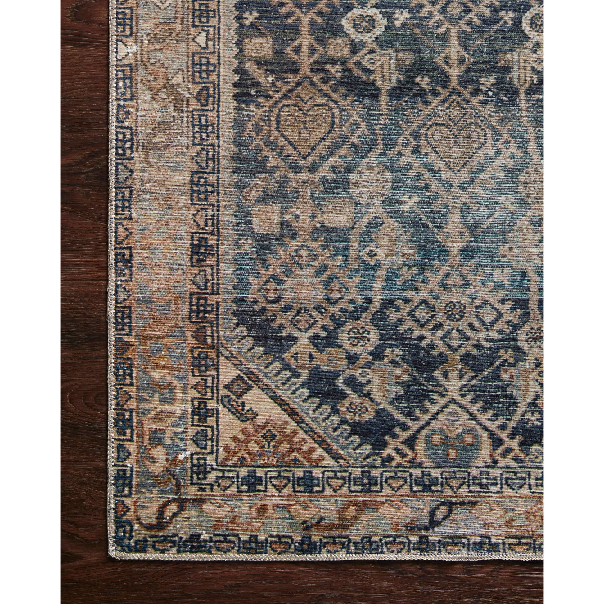 Magnolia Home Lenna Indigo Natural Rug - Chapin Furniture