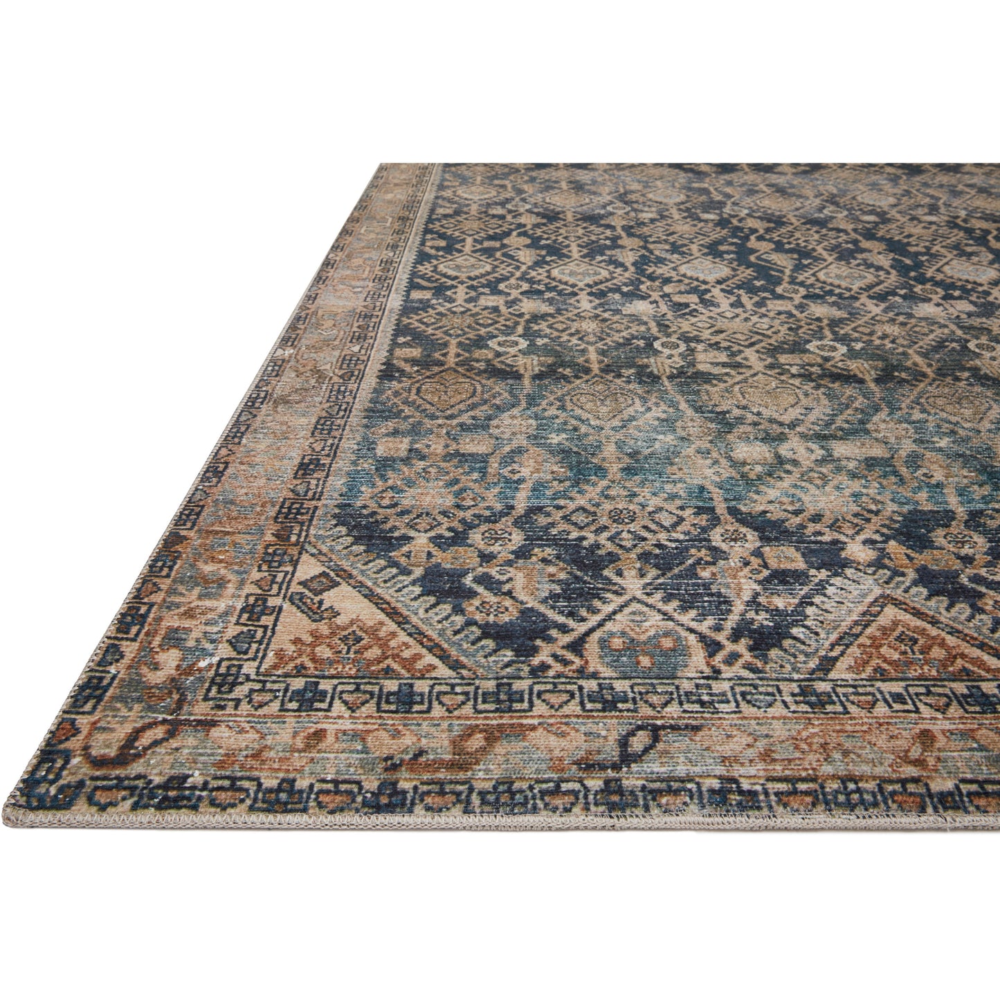 Magnolia Home Lenna Indigo Natural Rug - Chapin Furniture