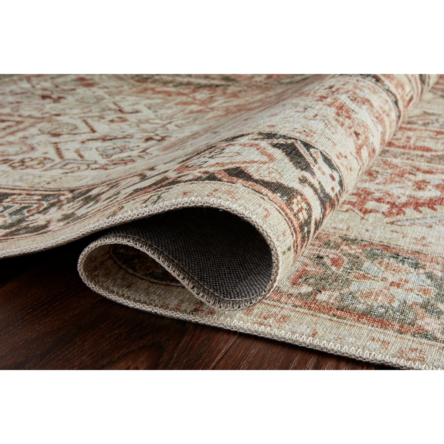 Magnolia Home Lenna Rust Charcoal Rug - Chapin Furniture