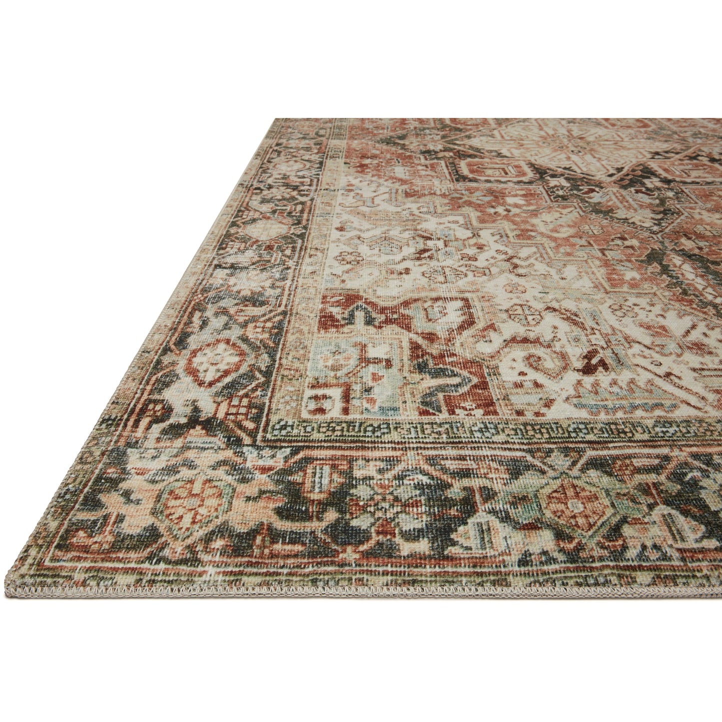 Magnolia Home Lenna Rust Charcoal Rug - Chapin Furniture