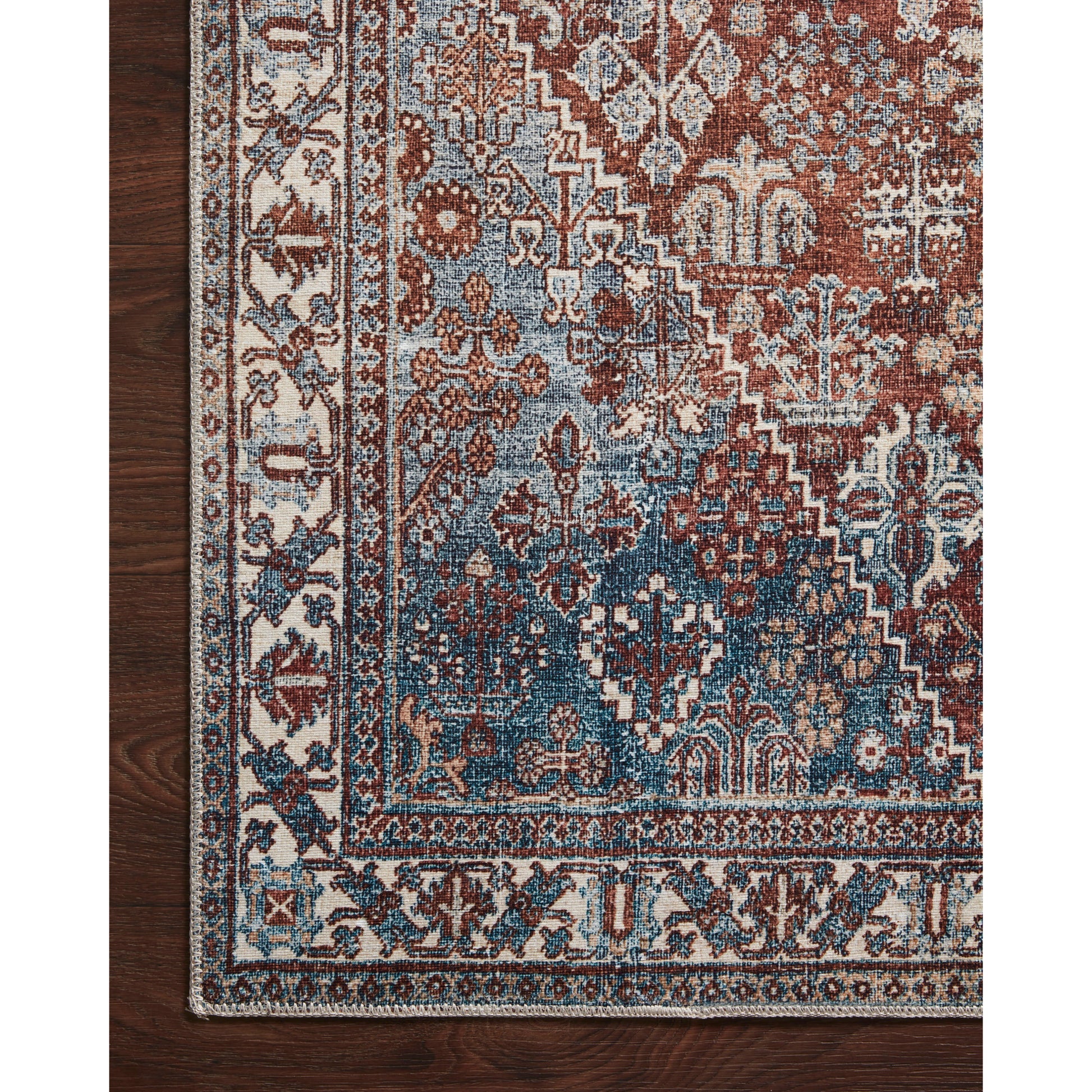 Magnolia Home Lenna Brick Sky Rug - Chapin Furniture