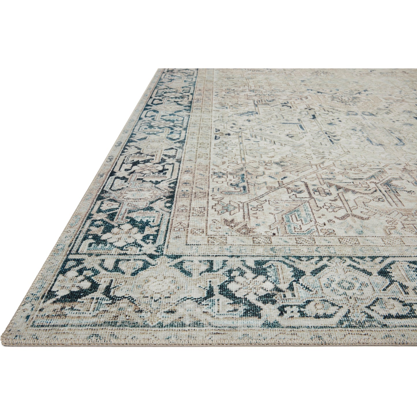 Magnolia Home Lenna Natural Denim Rug - Chapin Furniture