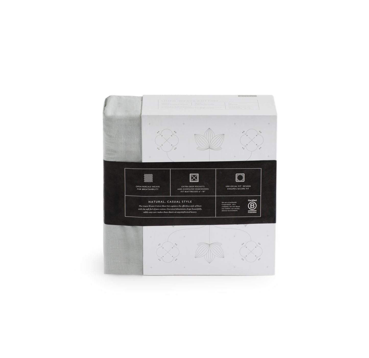 Linen-Weave Cotton Sheet Set - Chapin Furniture