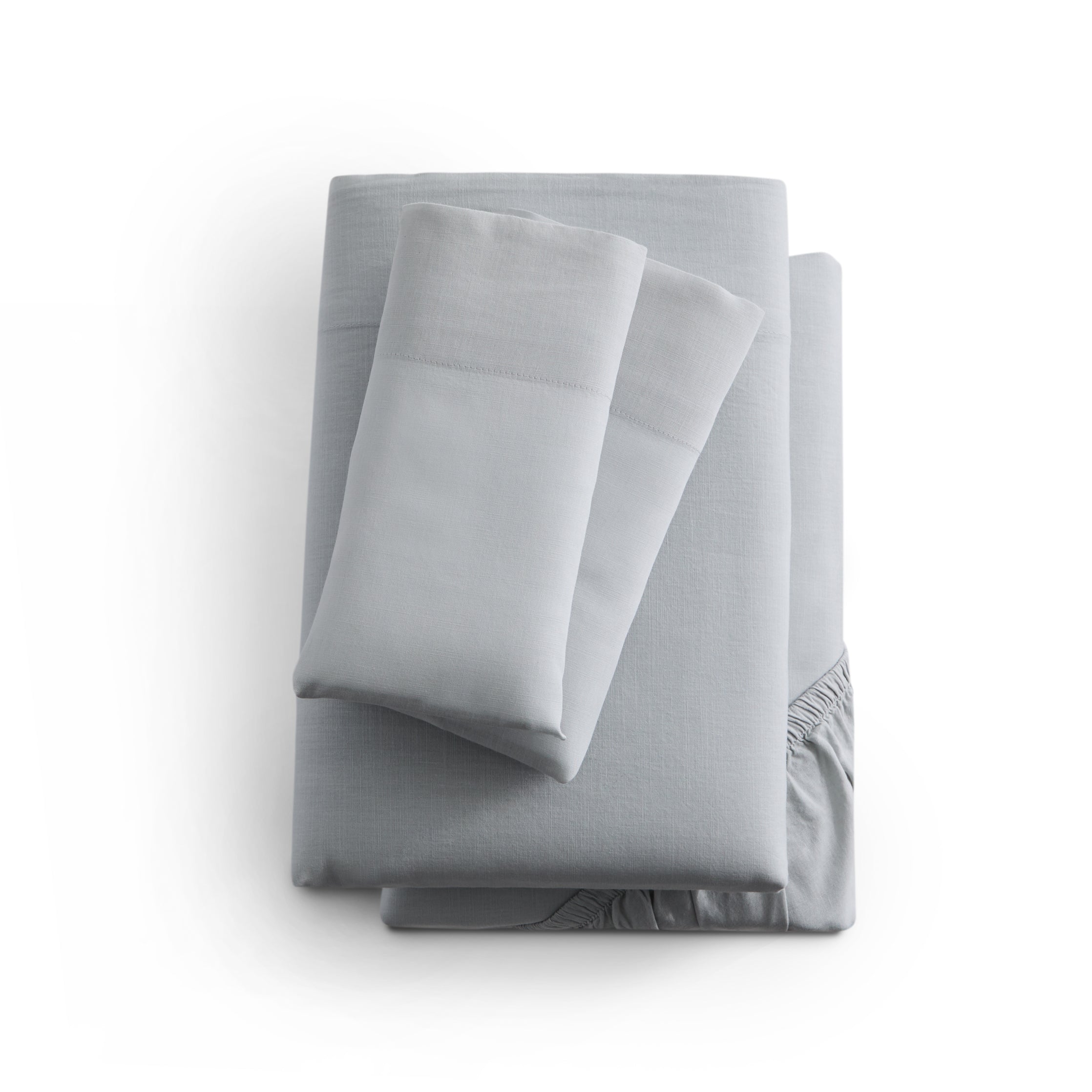 Linen-Weave Cotton Sheet Set