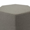 Jaipur Living Sacha Solid Gray Hexagon Pouf - Chapin Furniture