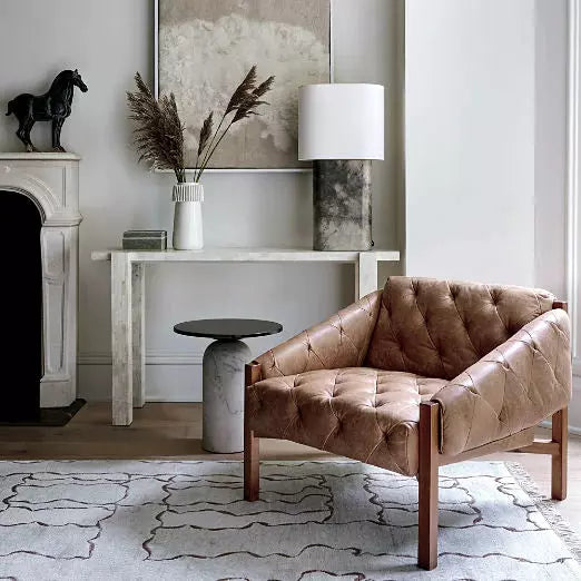Manhattan Accent Chair- Cognac - Chapin Furniture