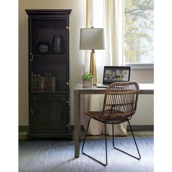 Miller Rattan and Iron Dining Chair - Chapin Furniture