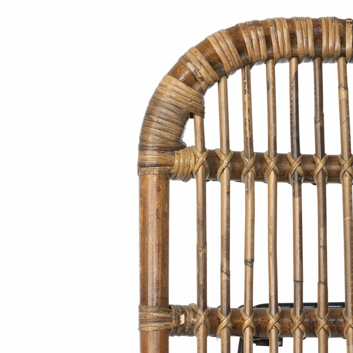 Miller Rattan and Iron Dining Chair - Chapin Furniture