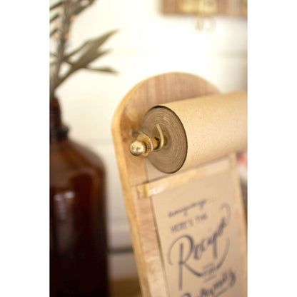 Wooden Table Top Note Roll - Chapin Furniture