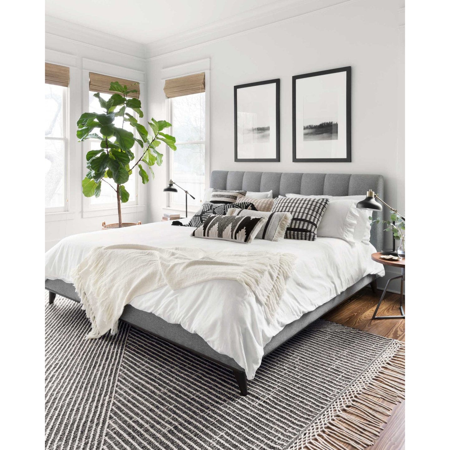 Magnolia Home Newton Charcoal / Ivory Rug - Chapin Furniture