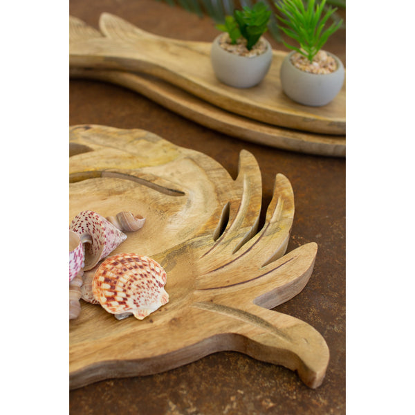 Carved Wooden Crab Platter - Chapin Furniture
