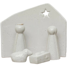 Stoneware Nativity with Glaze, Set of 5 - Chapin Furniture