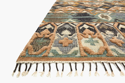 Loloi Owen Rug- Ocean / Camel - Chapin Furniture