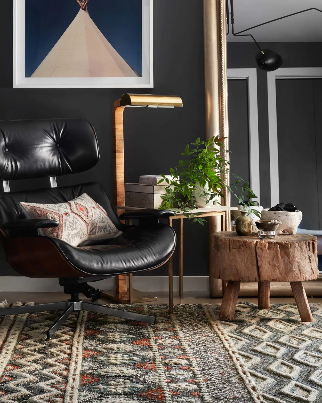 Loloi Owen Rug- Indigo/Sage - Chapin Furniture