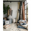 Magnolia Home Grey/Ivory Diamond Square Pillow - Chapin Furniture