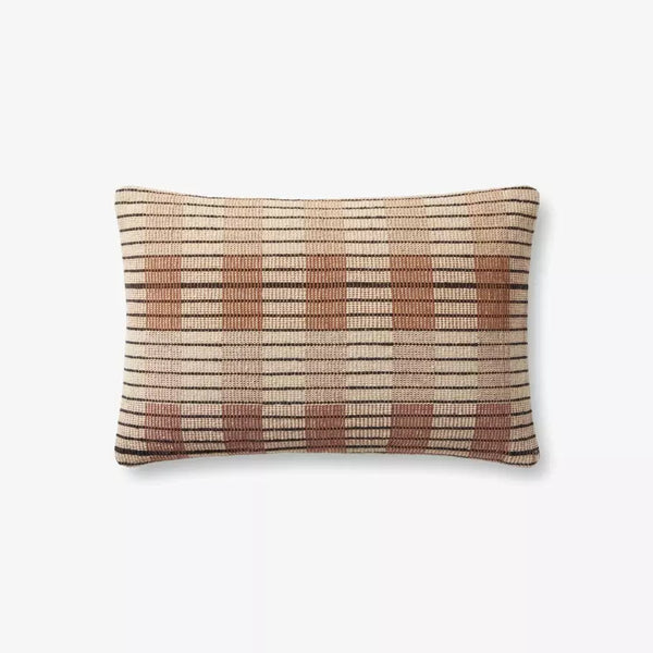 Amber Lewis Onofre Pal0010 Ivory / Brown Pillow - Chapin Furniture