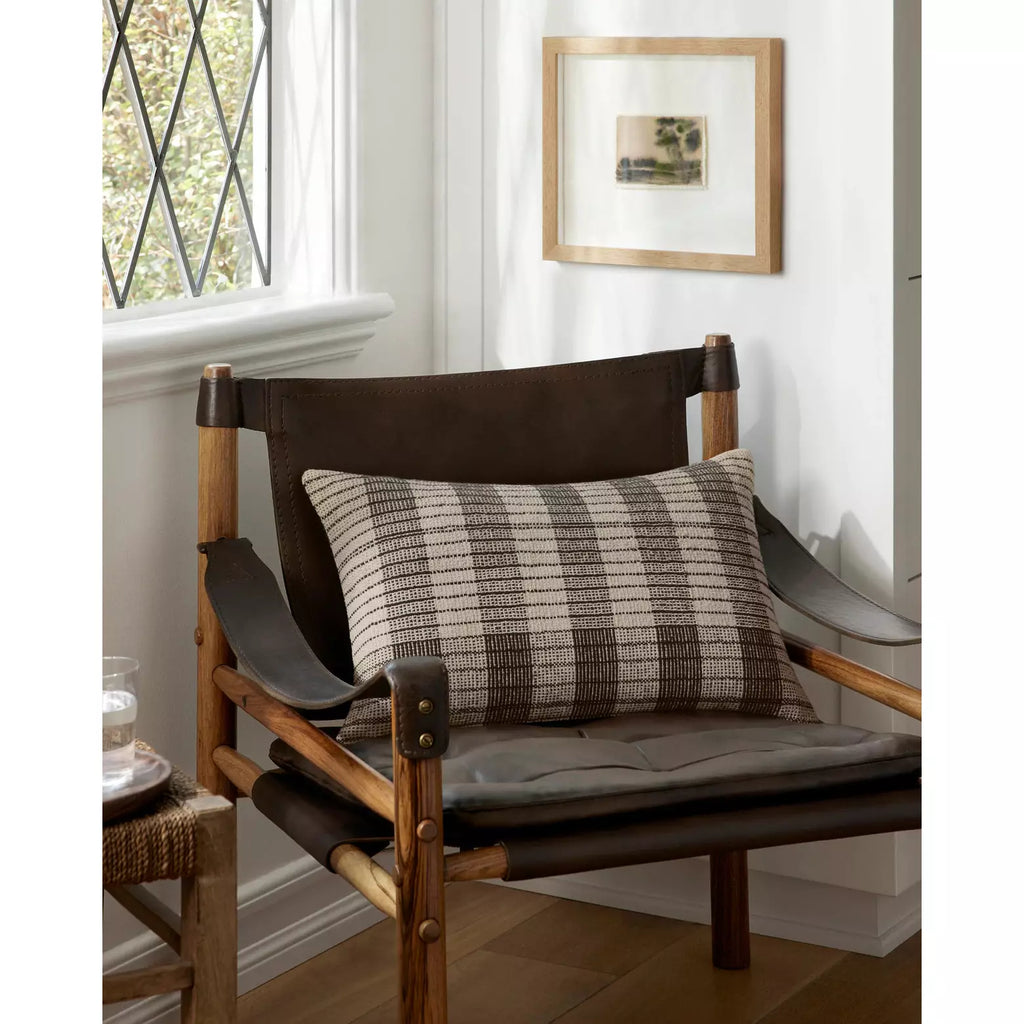 Amber Lewis Bernadino Pal0011 Ivory / Black Pillow - Chapin Furniture