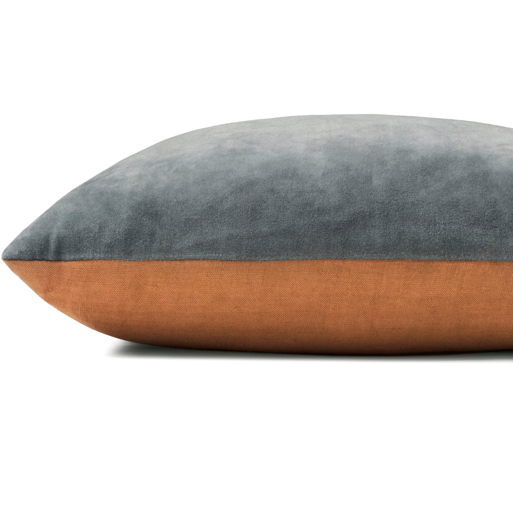 Magnolia Home Catherine Denim/Tan Pillow - Chapin Furniture