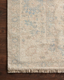 Loloi Priya Natural / Blue Rug - Chapin Furniture