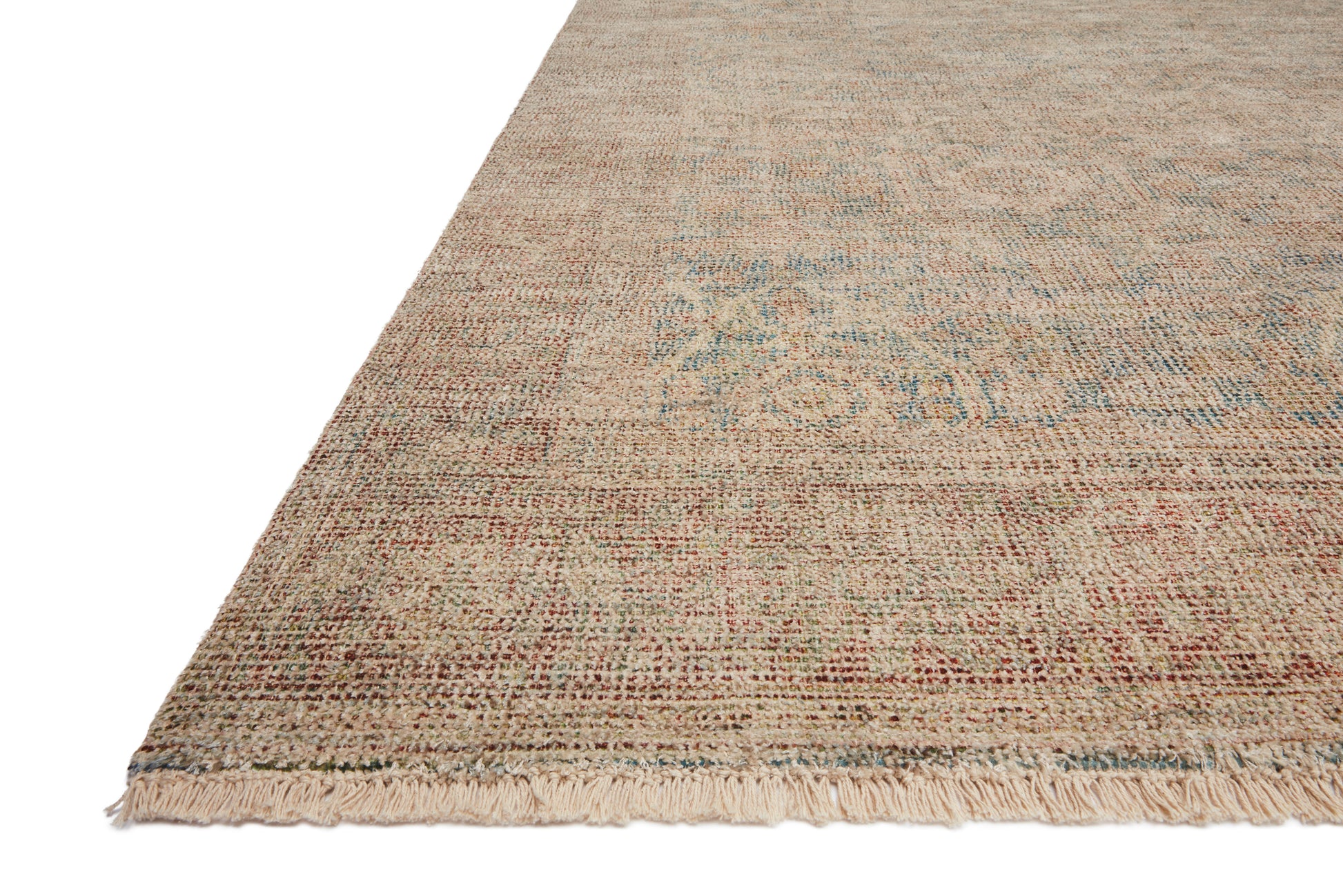 Loloi Priya Denim / Rust Rug - Chapin Furniture