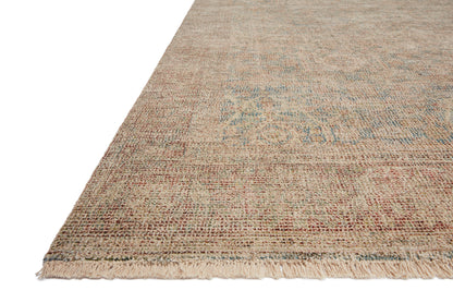 Loloi Priya Denim / Rust Rug - Chapin Furniture