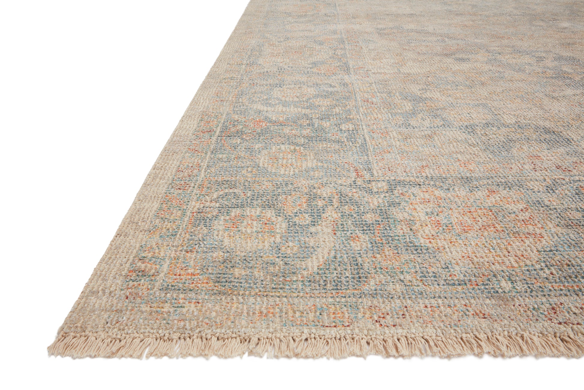 Loloi Priya Bone / Bluestone Rug - Chapin Furniture