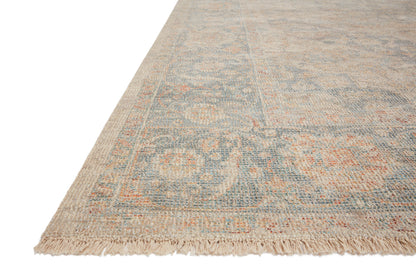 Loloi Priya Bone / Bluestone Rug - Chapin Furniture