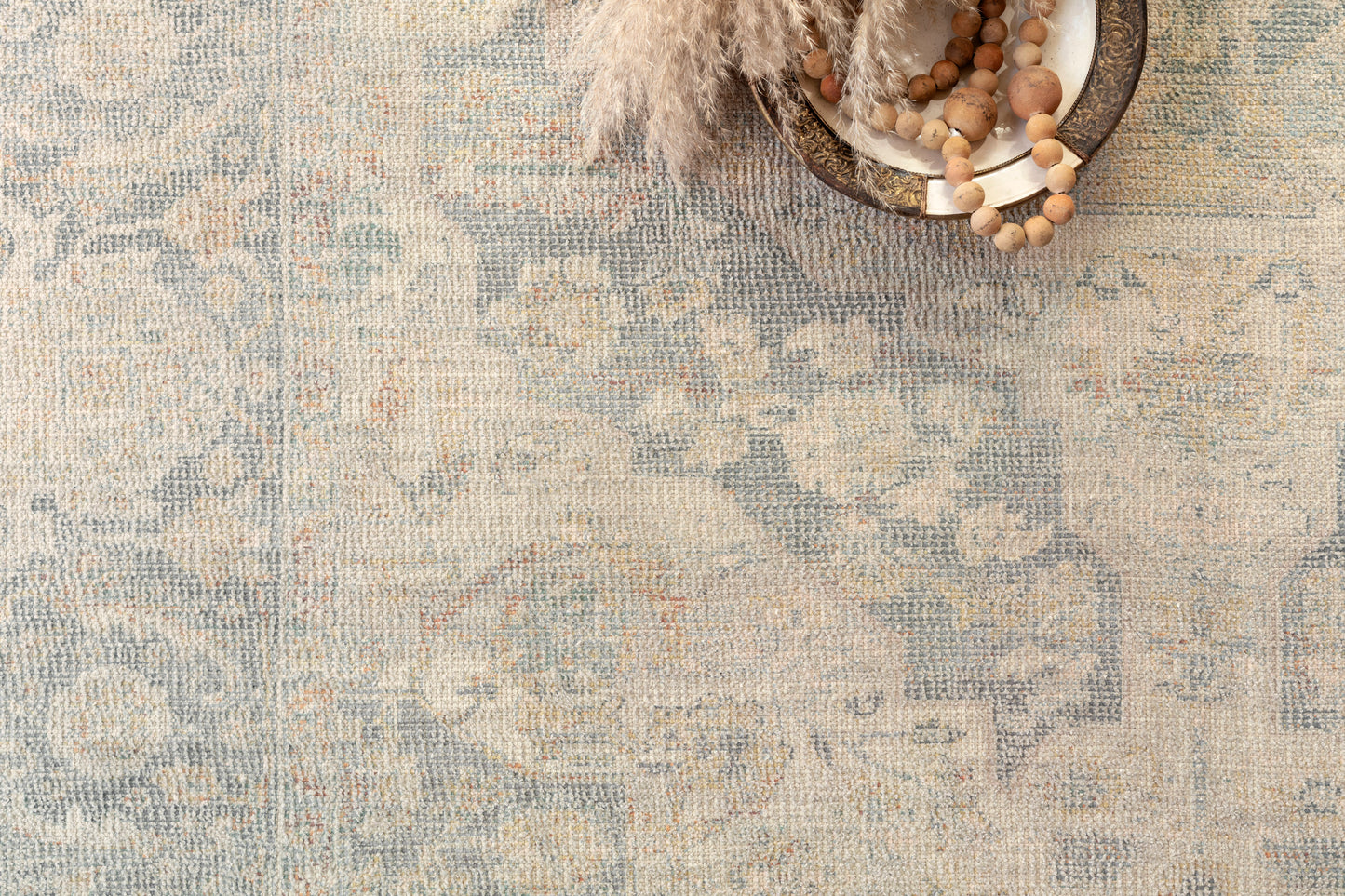 Loloi Priya Bone / Bluestone Rug - Chapin Furniture