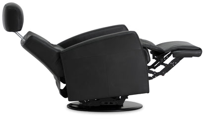 Divani Recliner- Charcoal Leather - Chapin Furniture