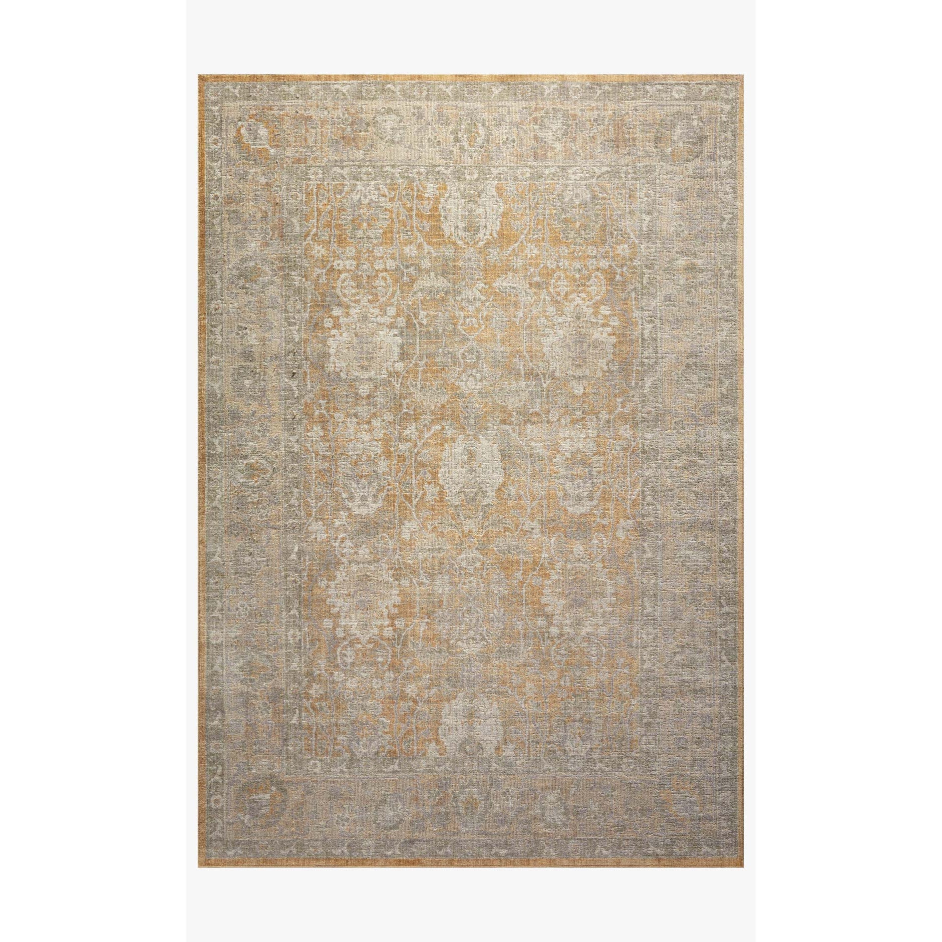 Chris Loves Julia Rosemarie Gold/Sand Rug - Chapin Furniture