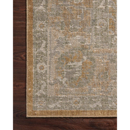 Chris Loves Julia Rosemarie Gold/Sand Rug - Chapin Furniture
