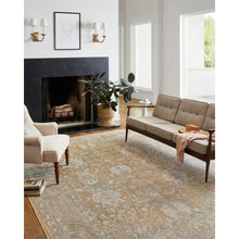 Chris Loves Julia Rosemarie Gold/Sand Rug - Chapin Furniture