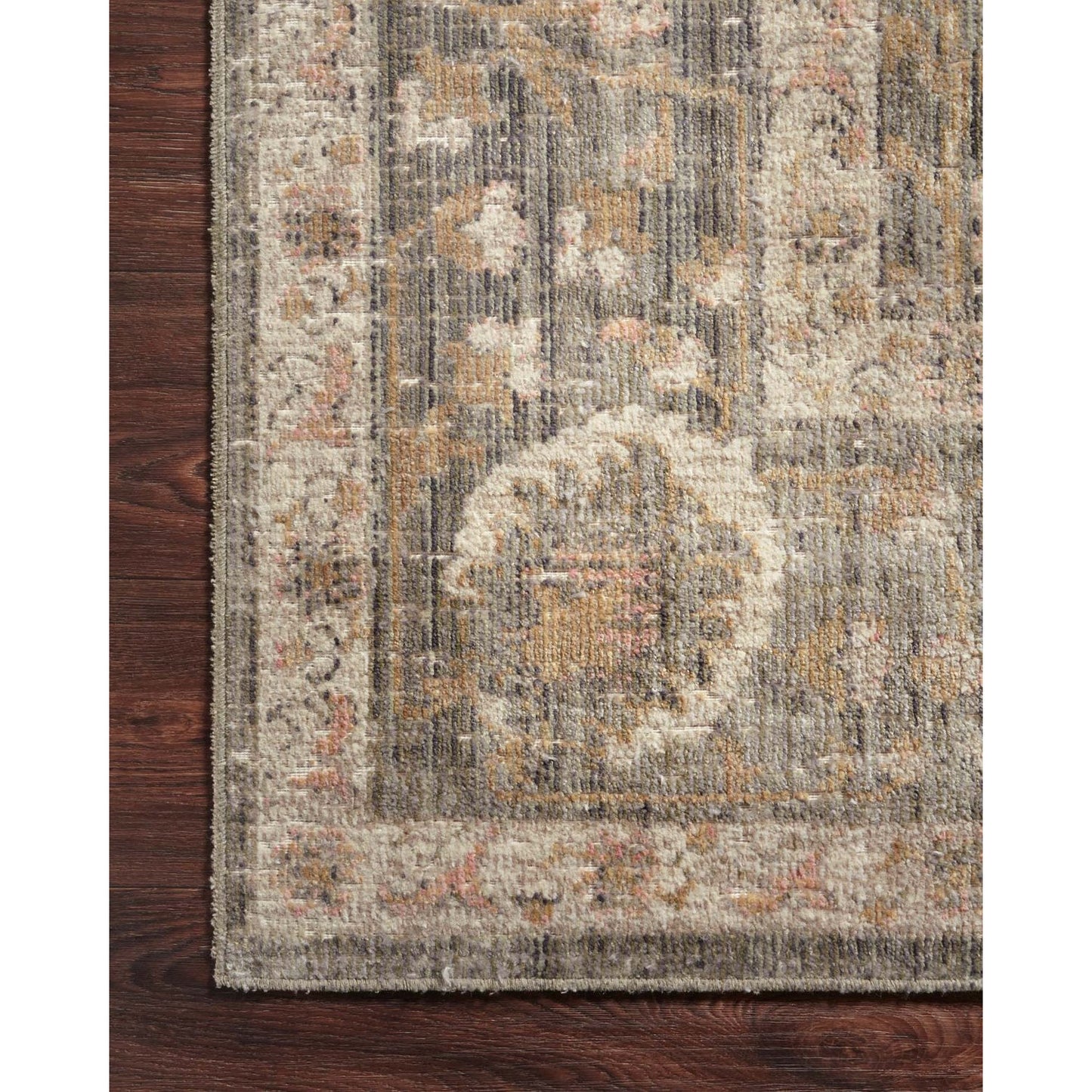 Chris Loves Julia Rosemarie Sage/Blush Rug - Chapin Furniture
