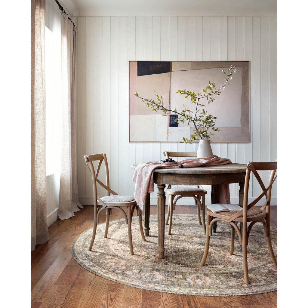 Chris Loves Julia Rosemarie Sage/Blush Rug - Chapin Furniture