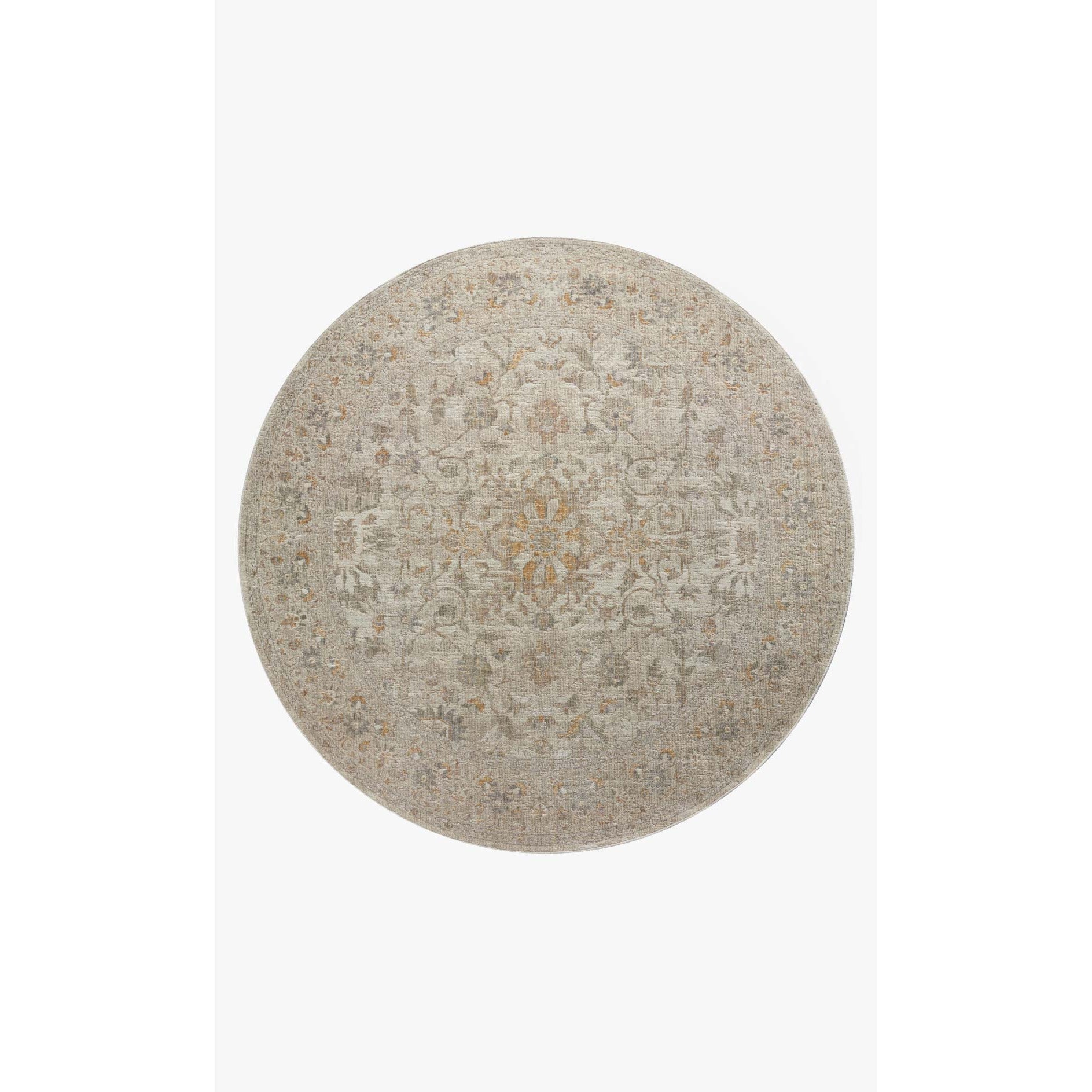 Chris Loves Julia Rosemarie Ivory/Natural Rug - Chapin Furniture