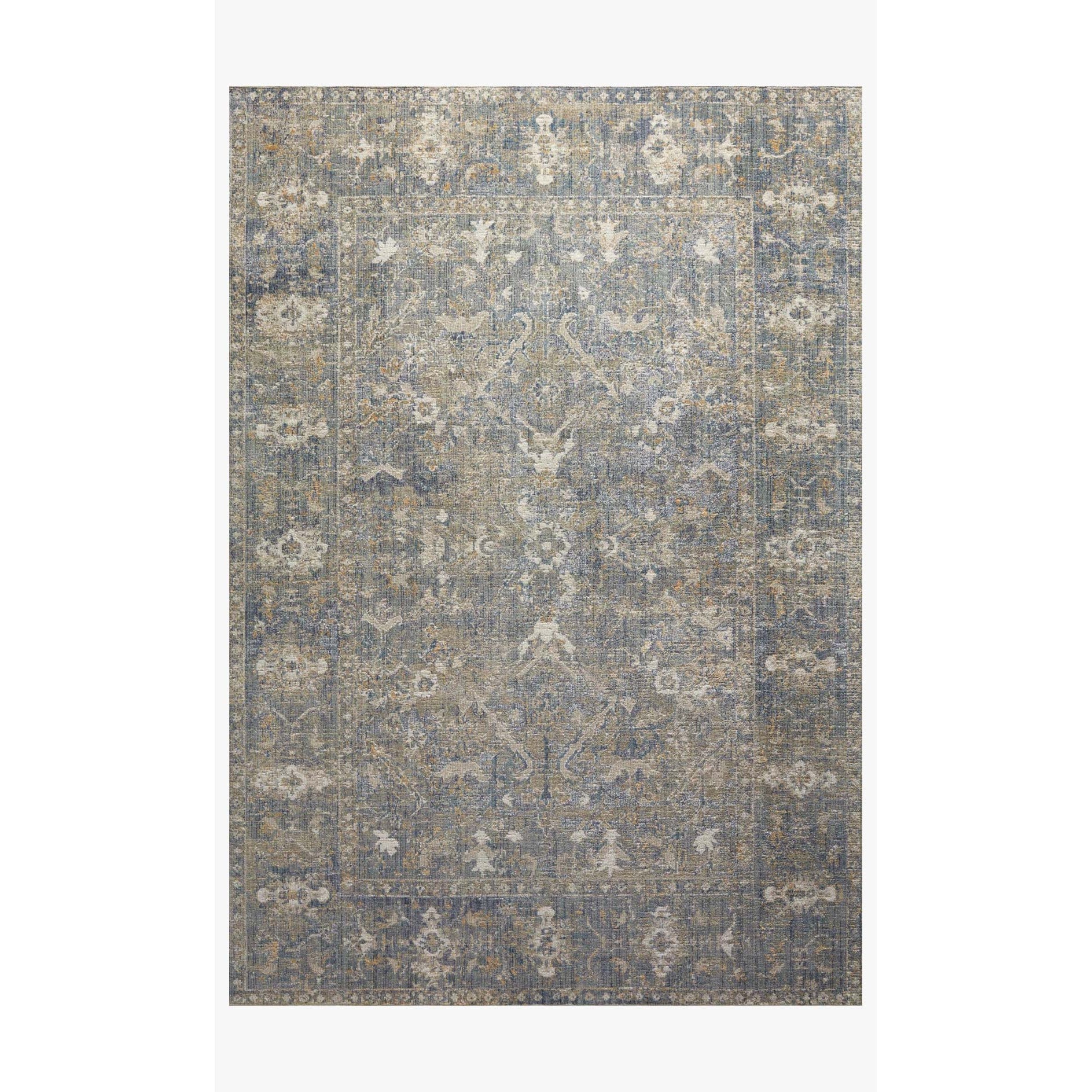 Chris Loves Julia Rosemarie Sand/Lagoon Rug - Chapin Furniture