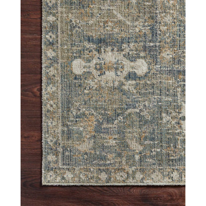 Chris Loves Julia Rosemarie Sand/Lagoon Rug - Chapin Furniture