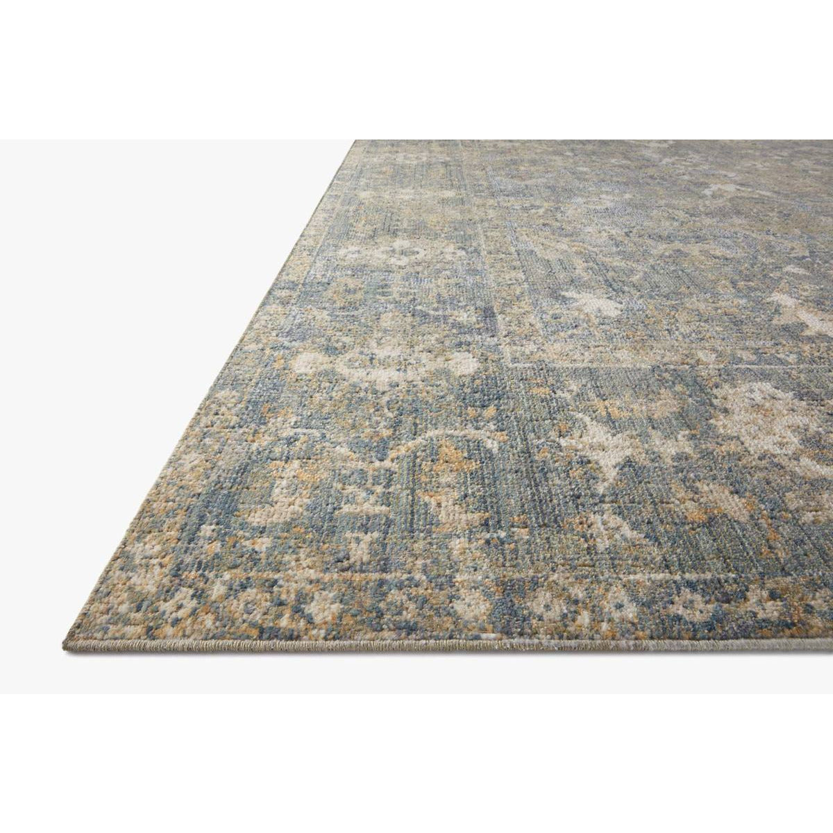 Chris Loves Julia Rosemarie Sand/Lagoon Rug - Chapin Furniture