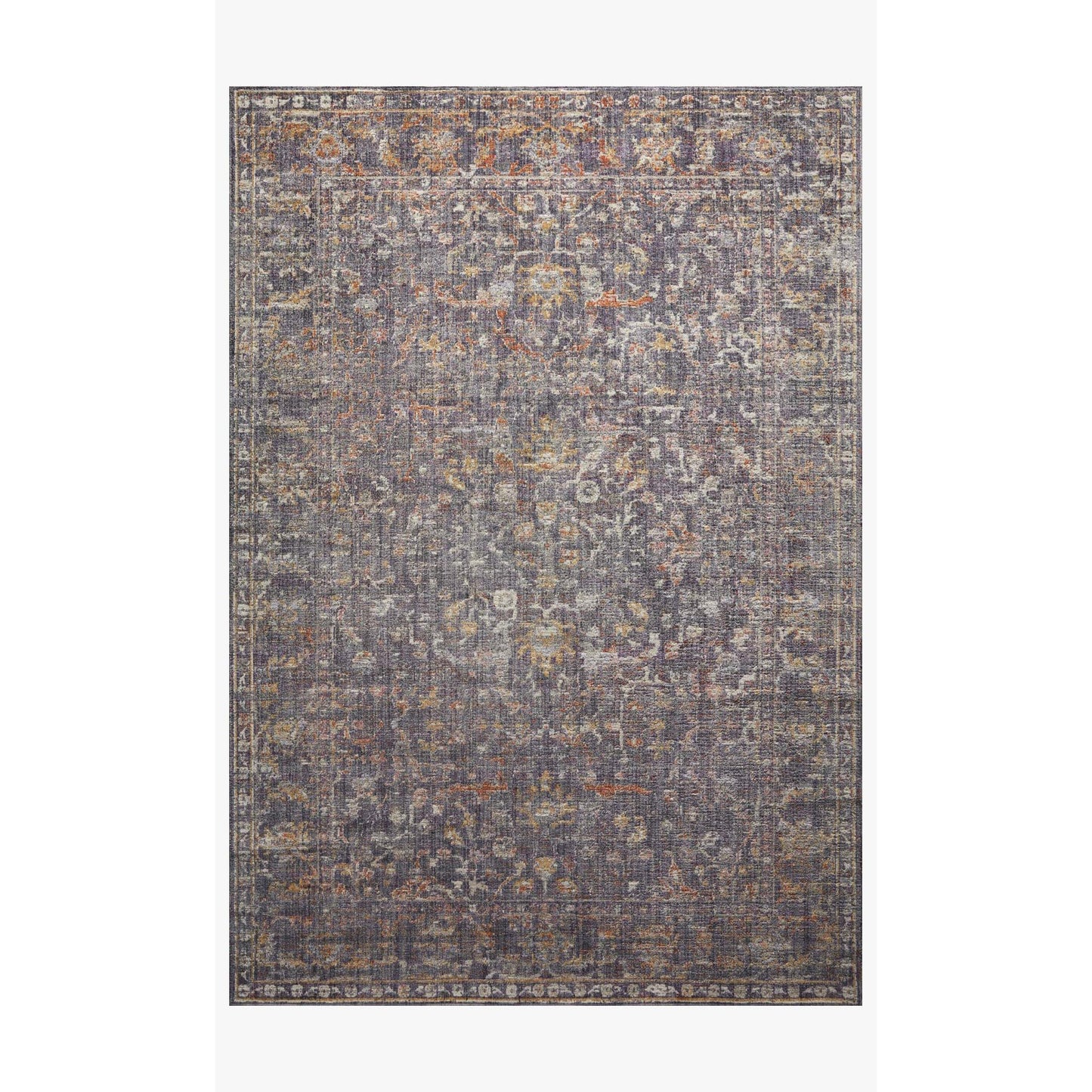 Chris Loves Julia Rosemarie Graphite/Multi Rug - Chapin Furniture