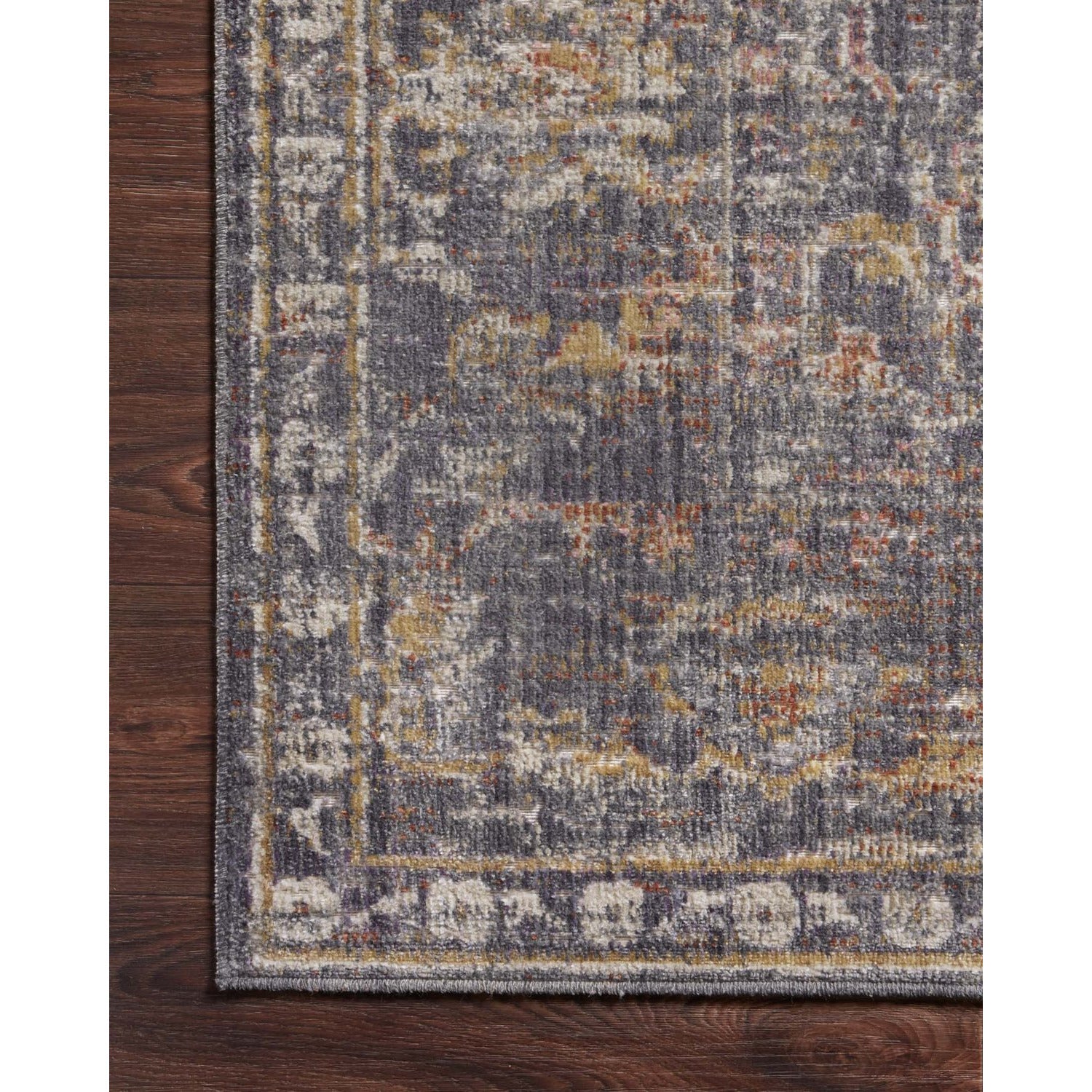 Chris Loves Julia Rosemarie Graphite/Multi Rug - Chapin Furniture