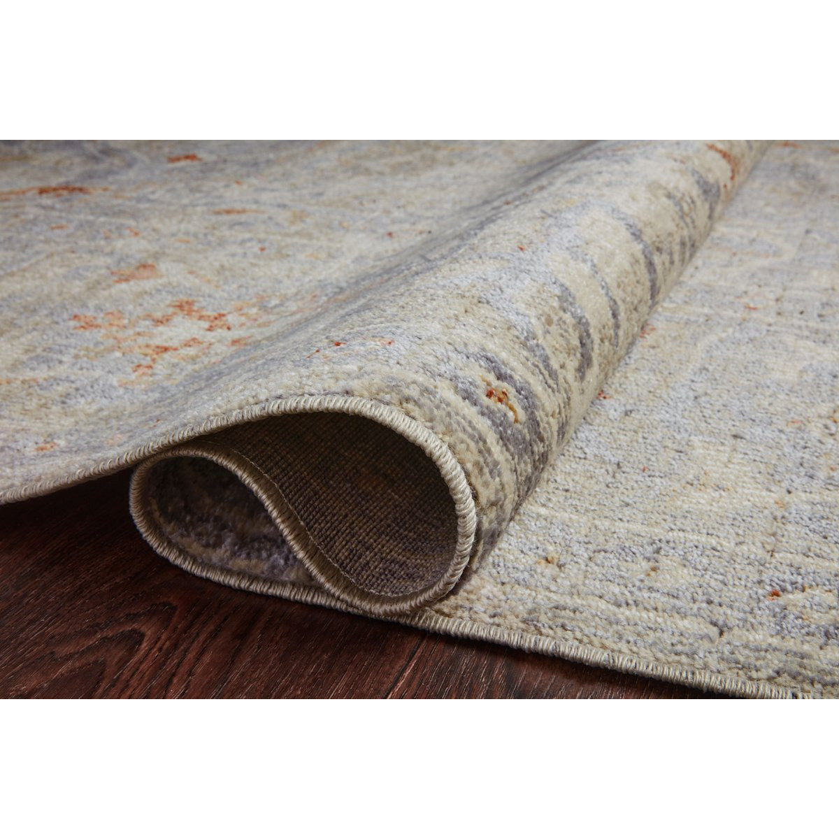 Chris Loves Julia Rosemarie Oatmeal/Lavender Rug - Chapin Furniture
