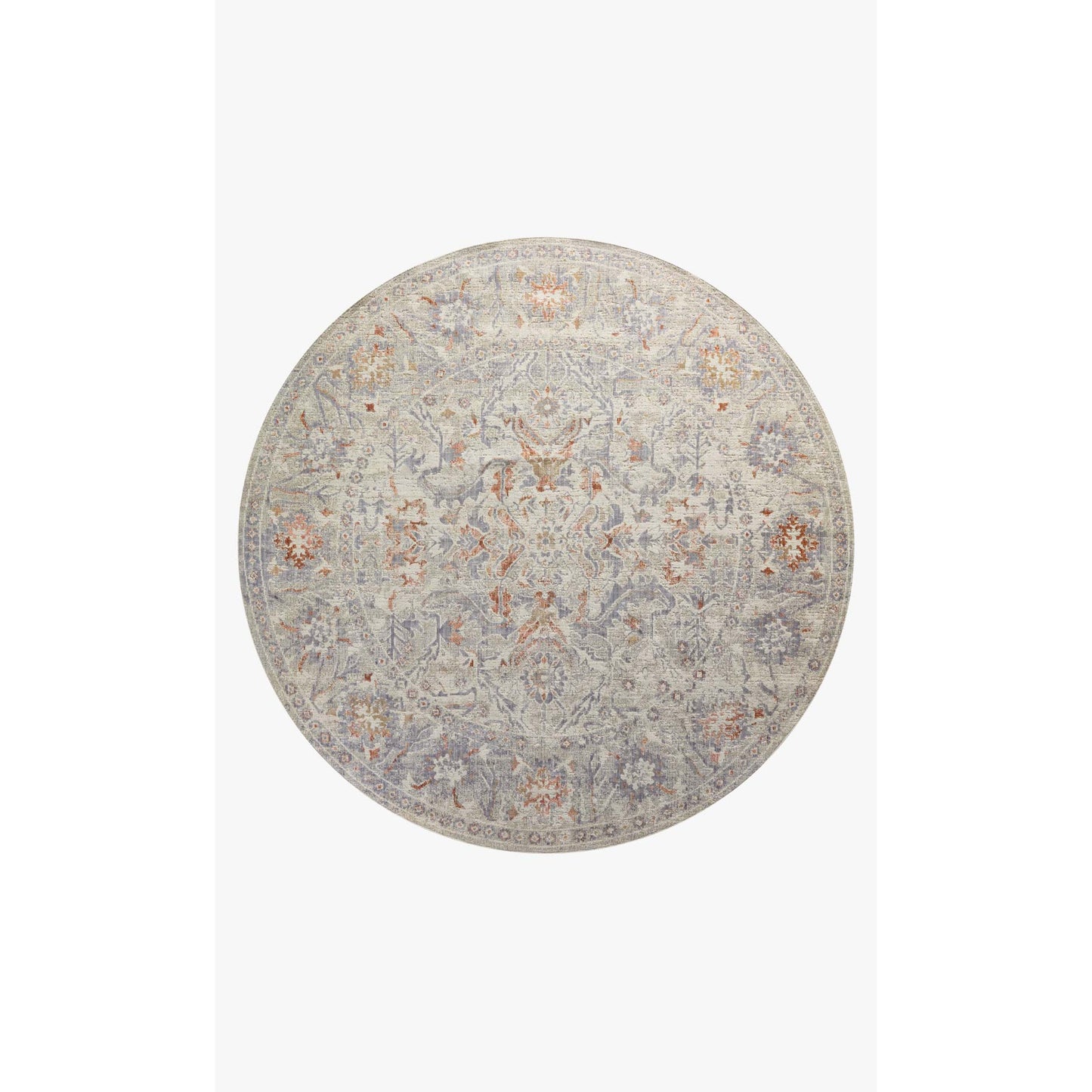 Chris Loves Julia Rosemarie Oatmeal/Lavender Rug - Chapin Furniture