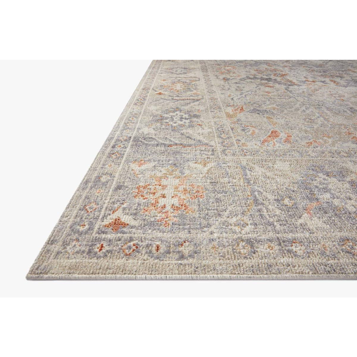 Chris Loves Julia Rosemarie Oatmeal/Lavender Rug - Chapin Furniture