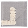 Jaipur Living Cannon Blue/ Cream Chevron Throw Seabreeze : made of 100% cotton : measures 50"L X 60"W - Chapin Furniture