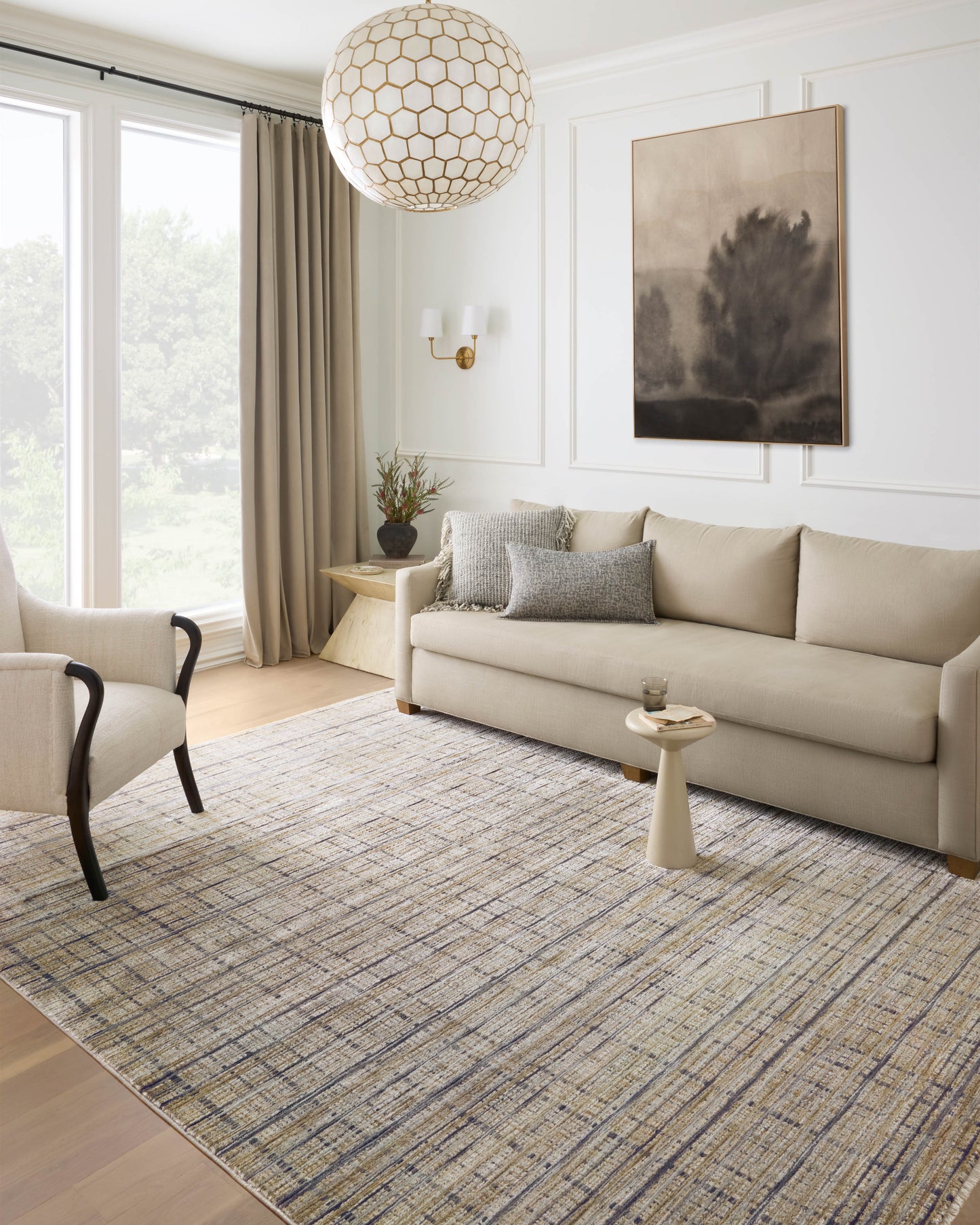 Soho Rug- Pebble / Charcoal - Chapin Furniture
