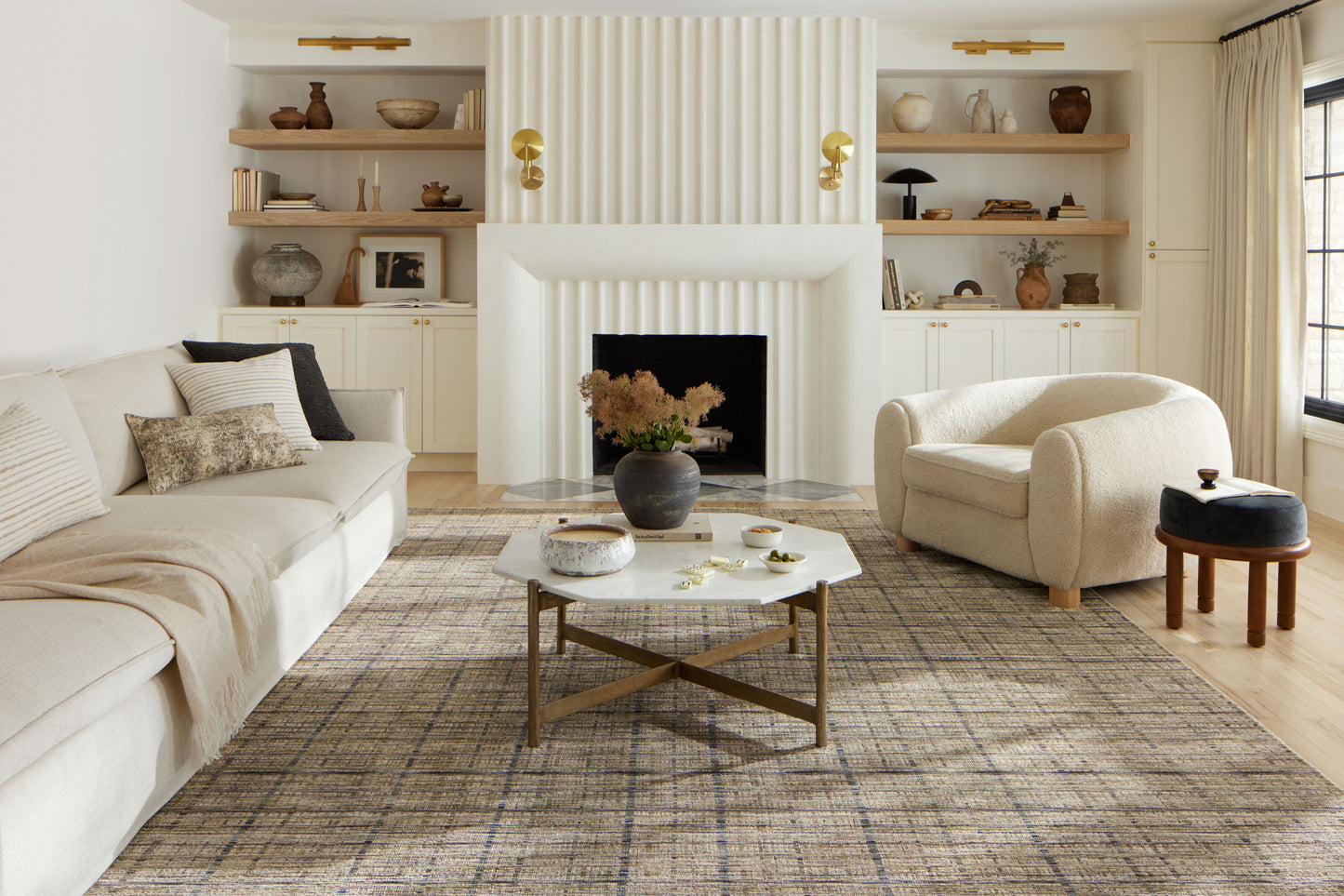 Soho Rug- Pebble / Charcoal - Chapin Furniture