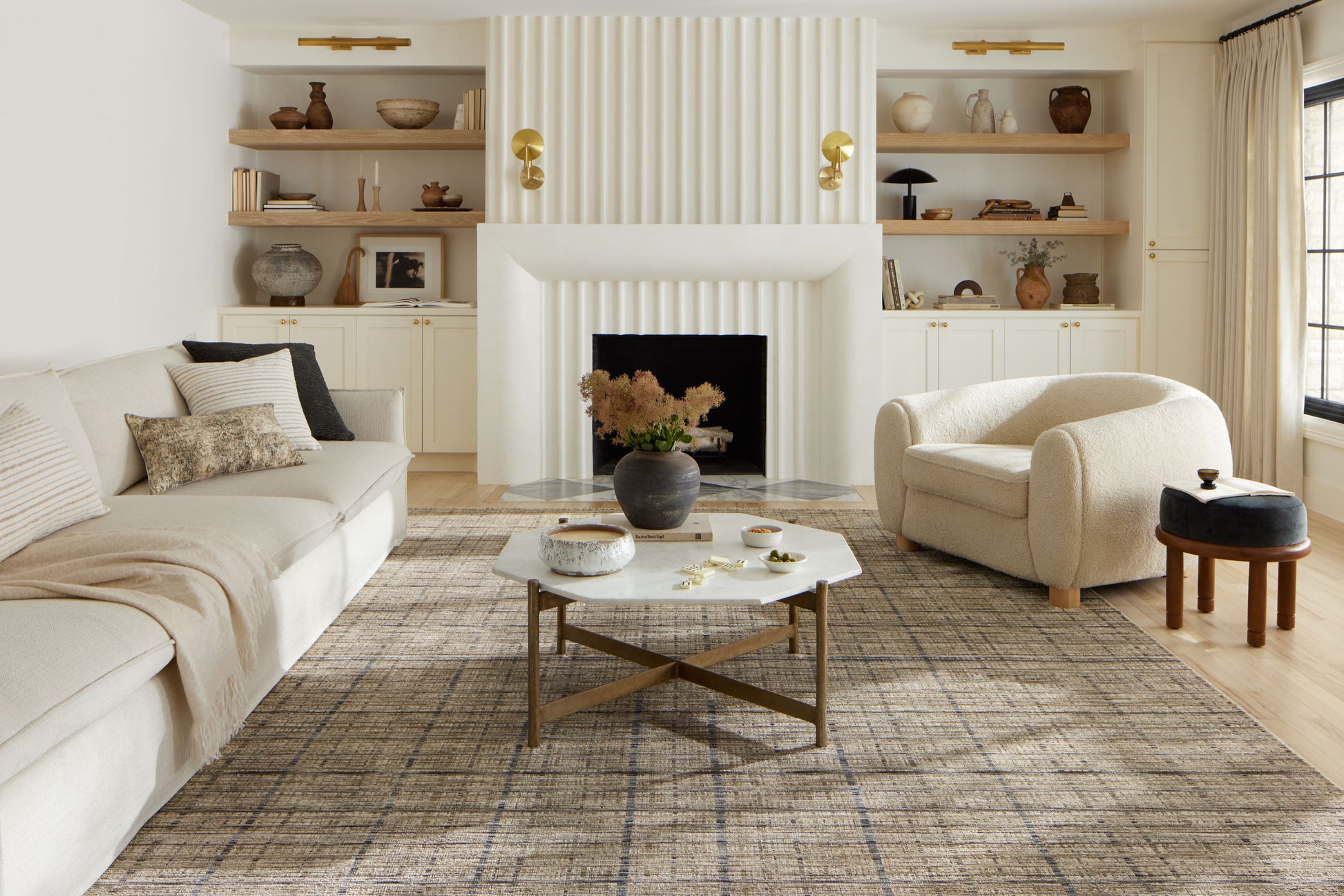 Soho Rug- Pebble / Charcoal - Chapin Furniture