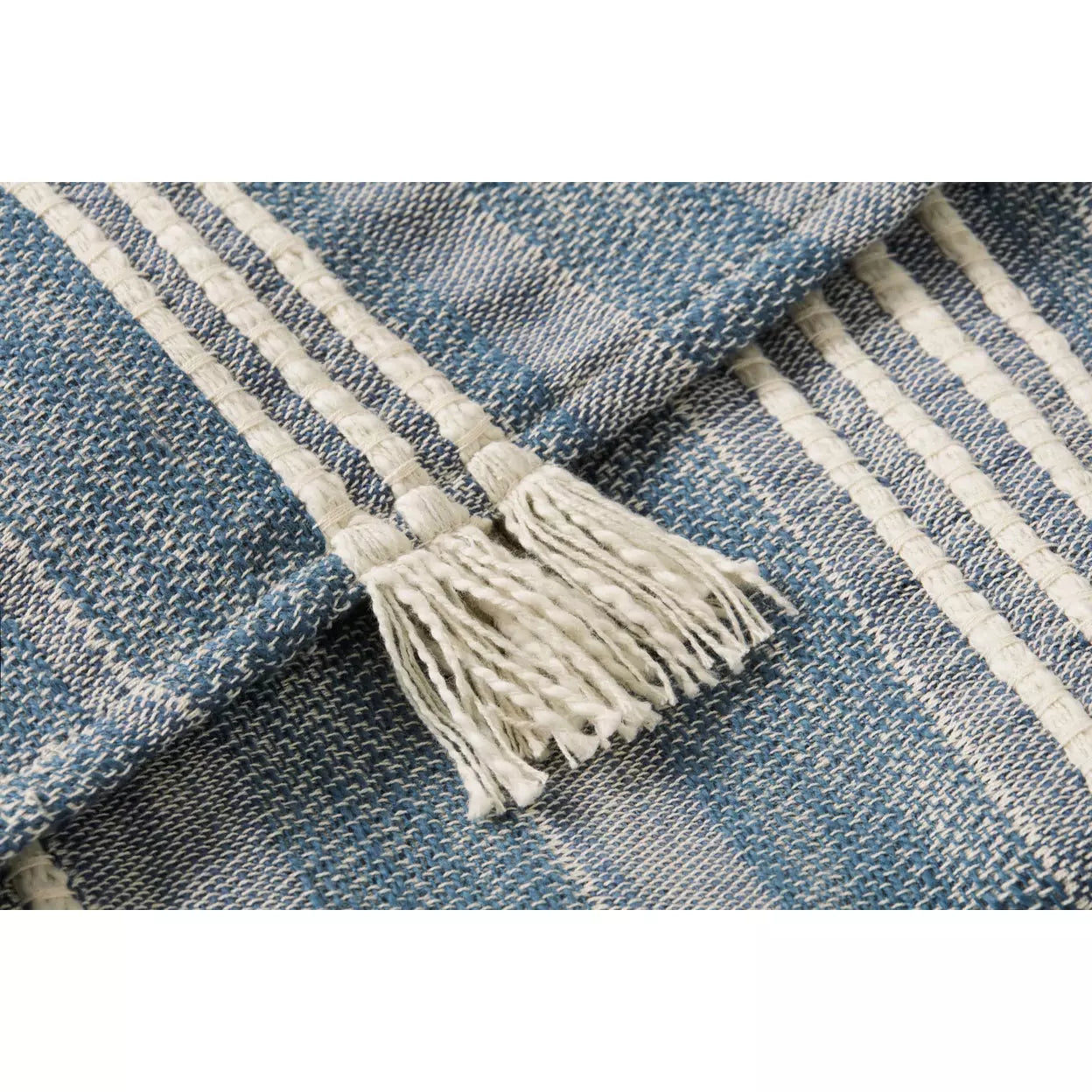 Amber Lewis Sur Collection Tal0001 AL Blue Throw - Chapin Furniture