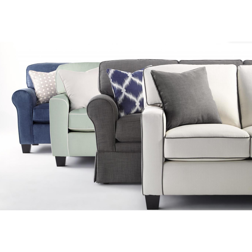 Annabel Track Arm Sofa-Customizable - Chapin Furniture