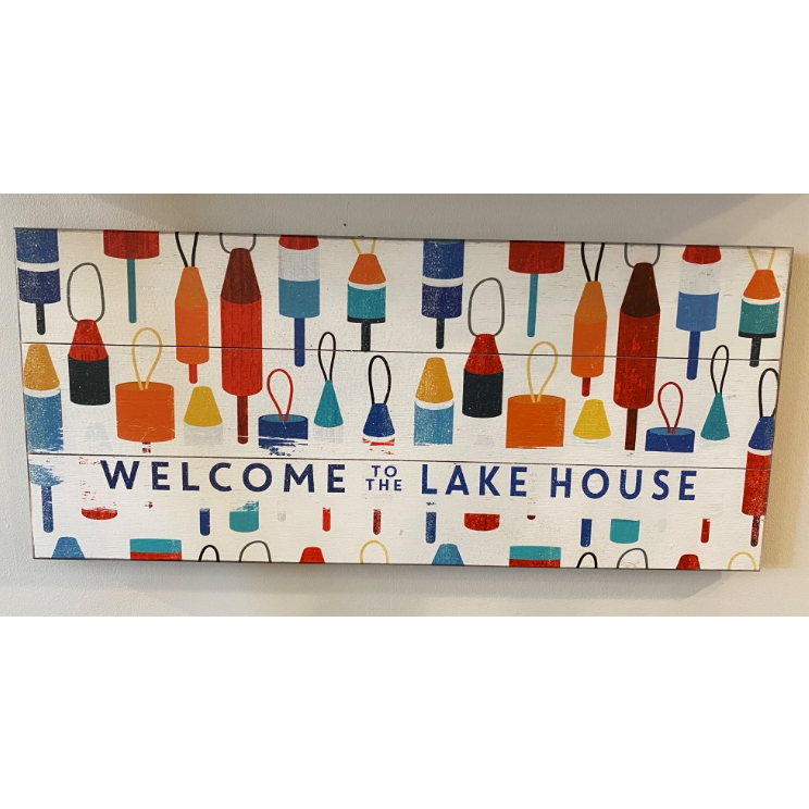 "Welcome To The Lake House" Art - Chapin Furniture